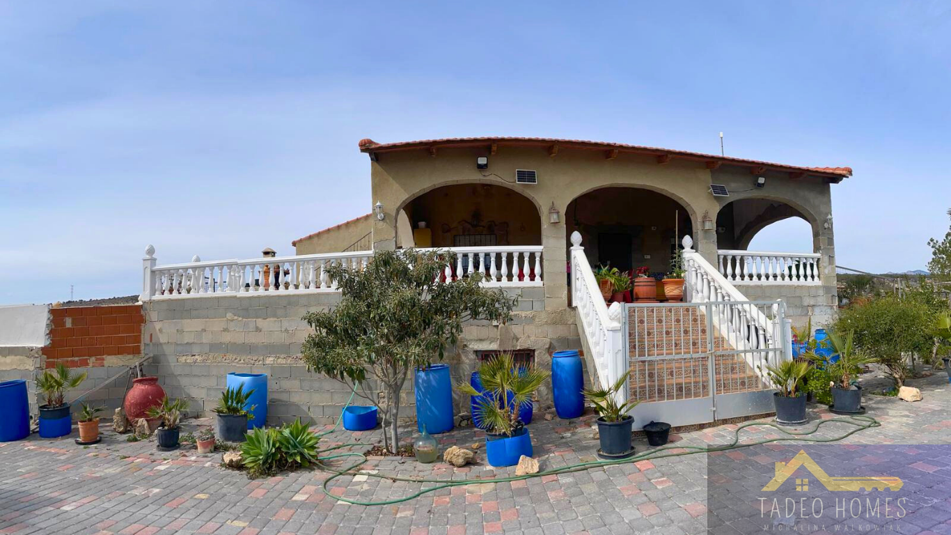 Exterior view of House or chalet for sale in Albudeite  with Air Conditioner, Heating and Terrace