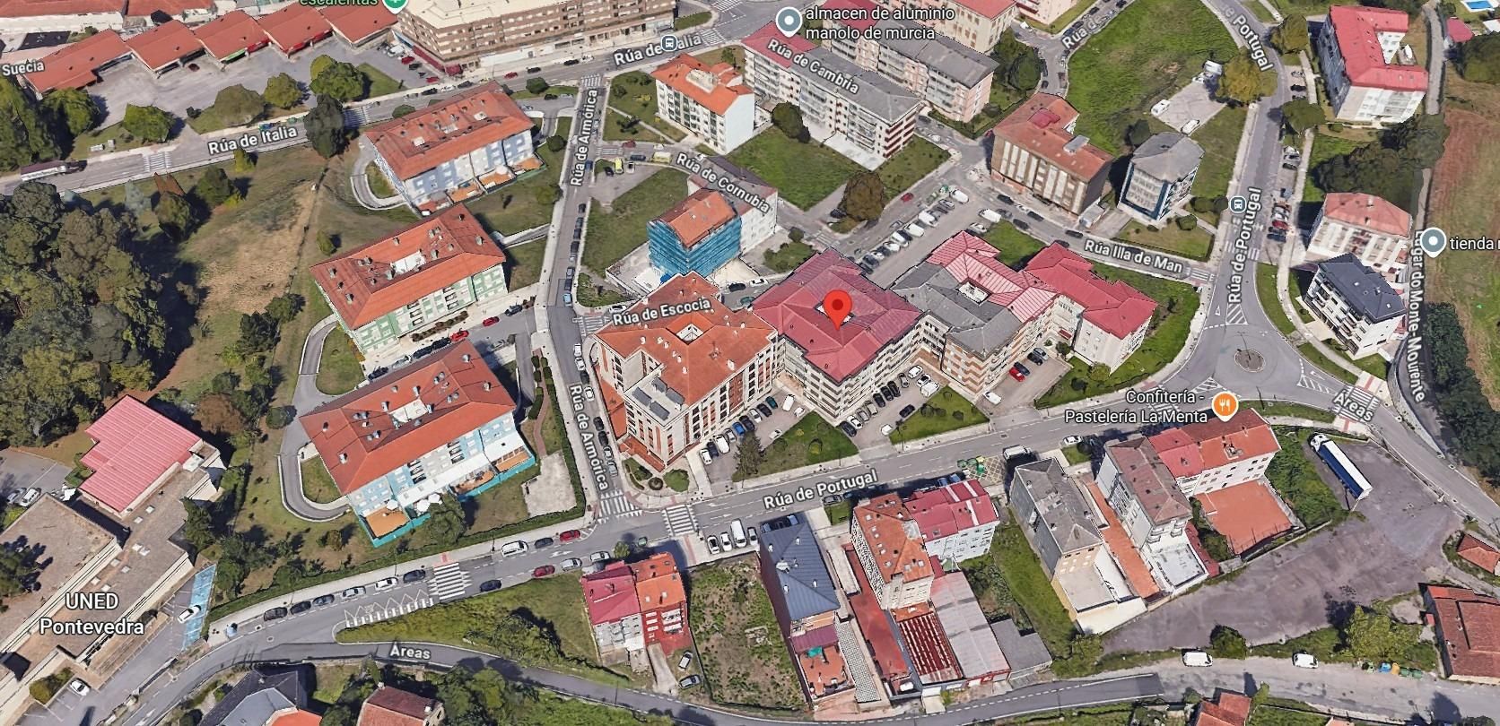 Vista exterior de Garatge en venda en Pontevedra Capital 