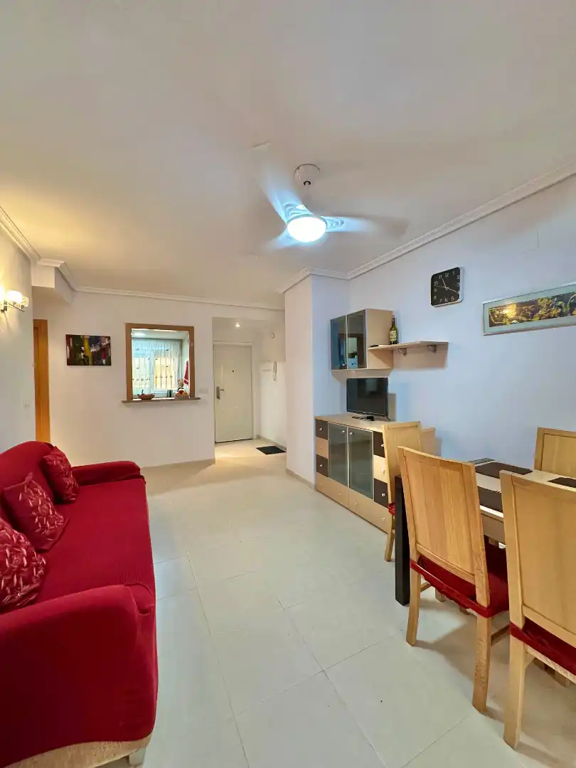 Sala d'estar de Apartament en venda en Oropesa del Mar / Orpesa amb Aire condicionat, Calefacció i Moblat