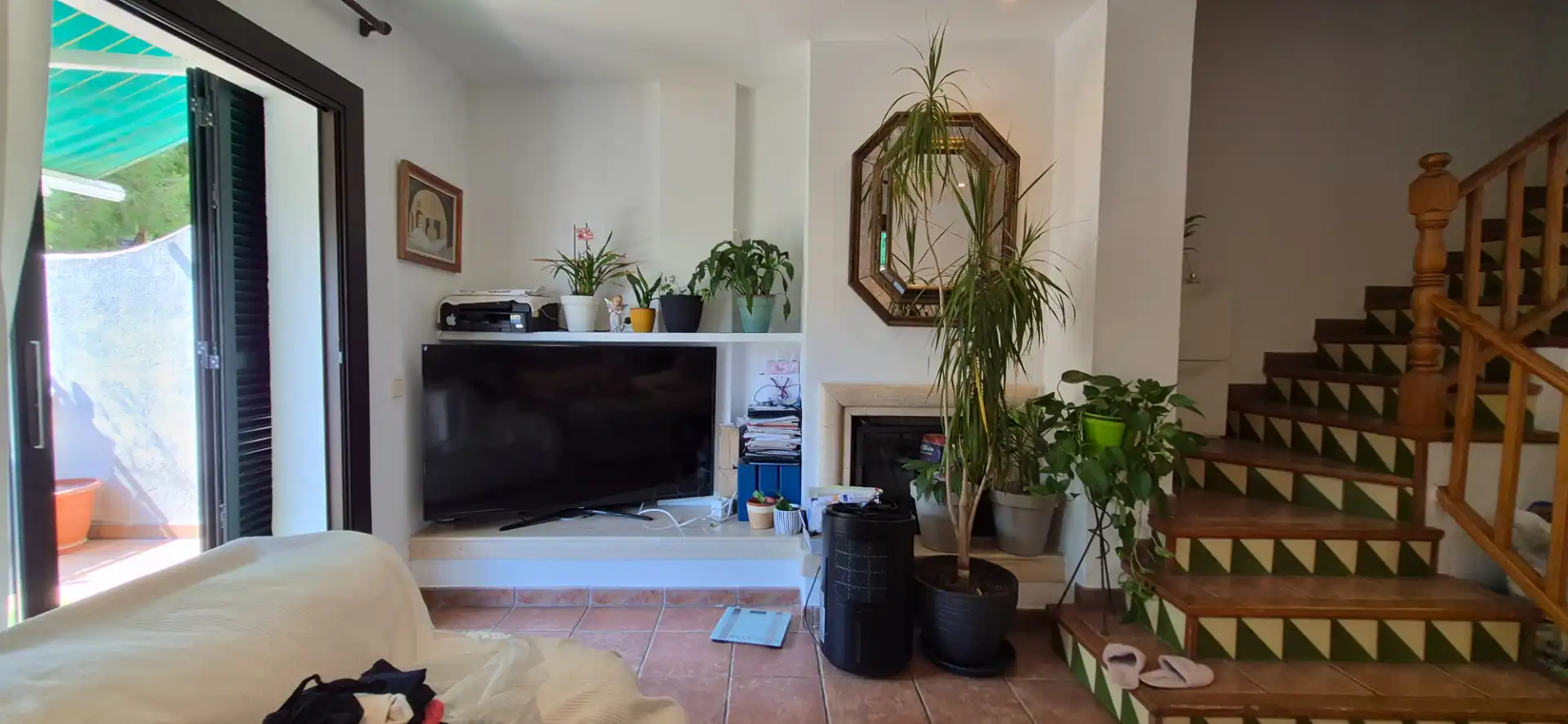 Sala d'estar de Casa adosada en venda en Palafrugell amb Calefacció, Terrassa i Balcó