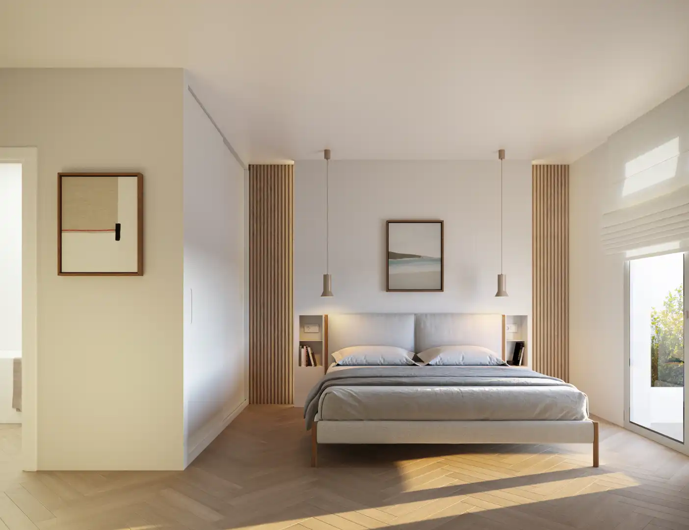Schlafzimmer von Wohnung zum Verkauf in Donostia - San Sebastián  mit Heizung, Terrasse und Ofen
