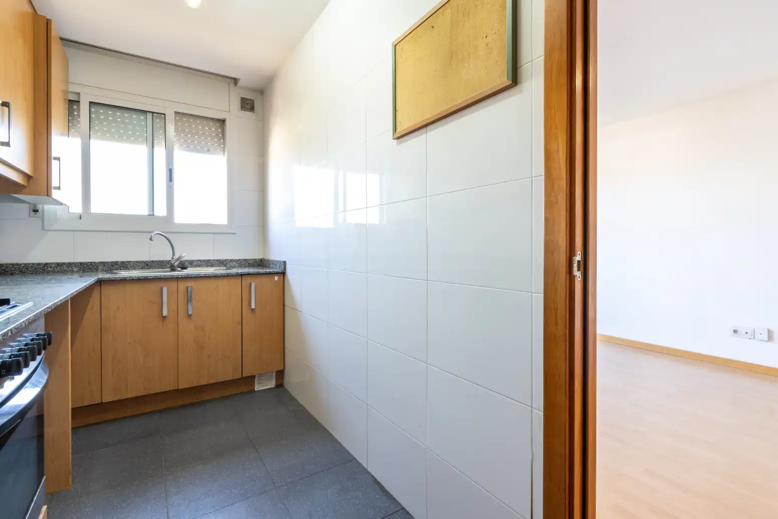 Cocina de Piso en venta en Terrassa con Calefacción, Parquet y Terraza