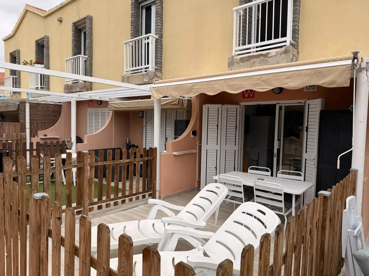 Terraza de Dúplex en venta en San Bartolomé de Tirajana con Jardín privado, Terraza y Amueblado