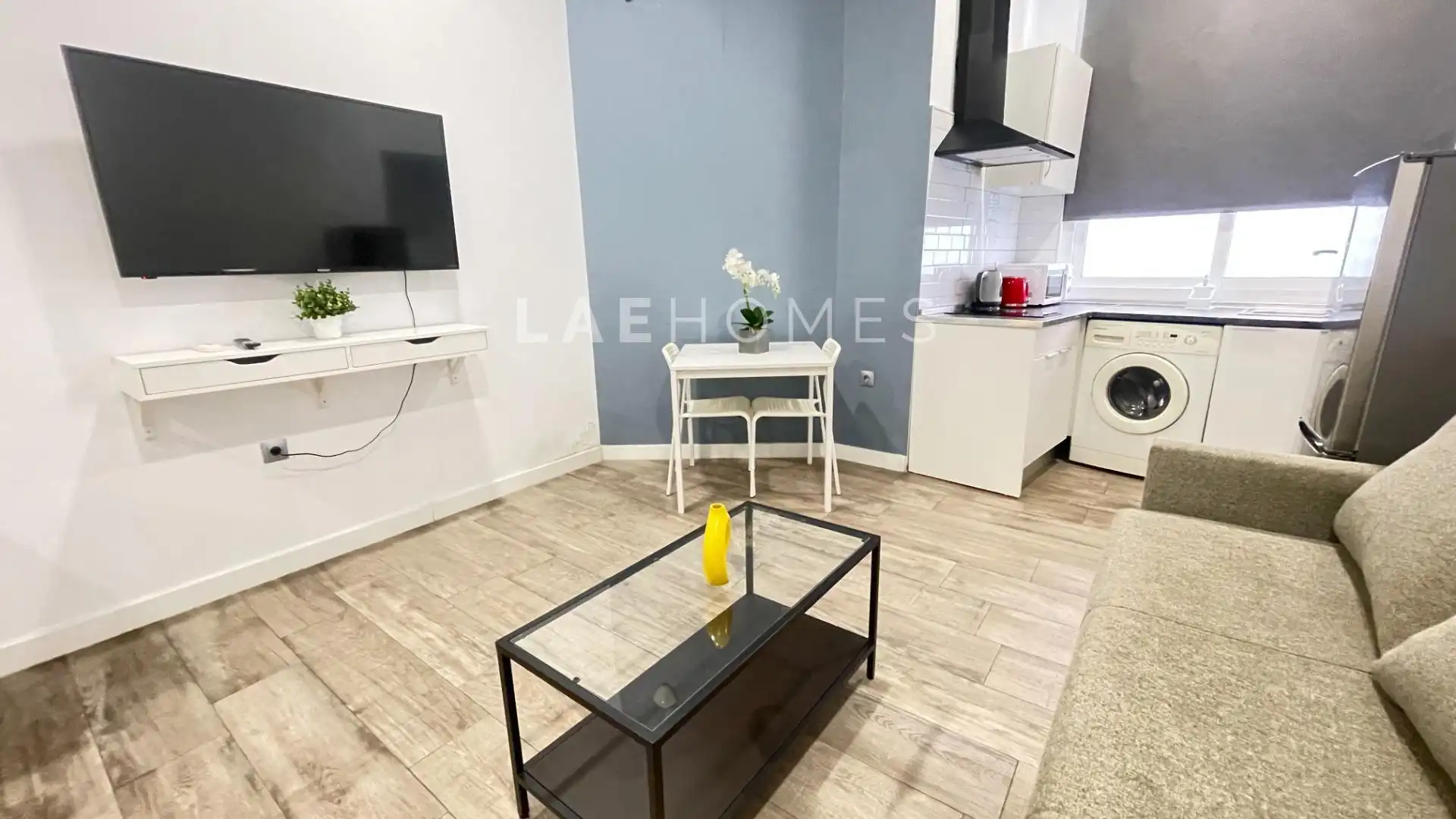 Sala d'estar de Estudi en venda en Málaga amb Aire condicionat, Calefacció i Moblat