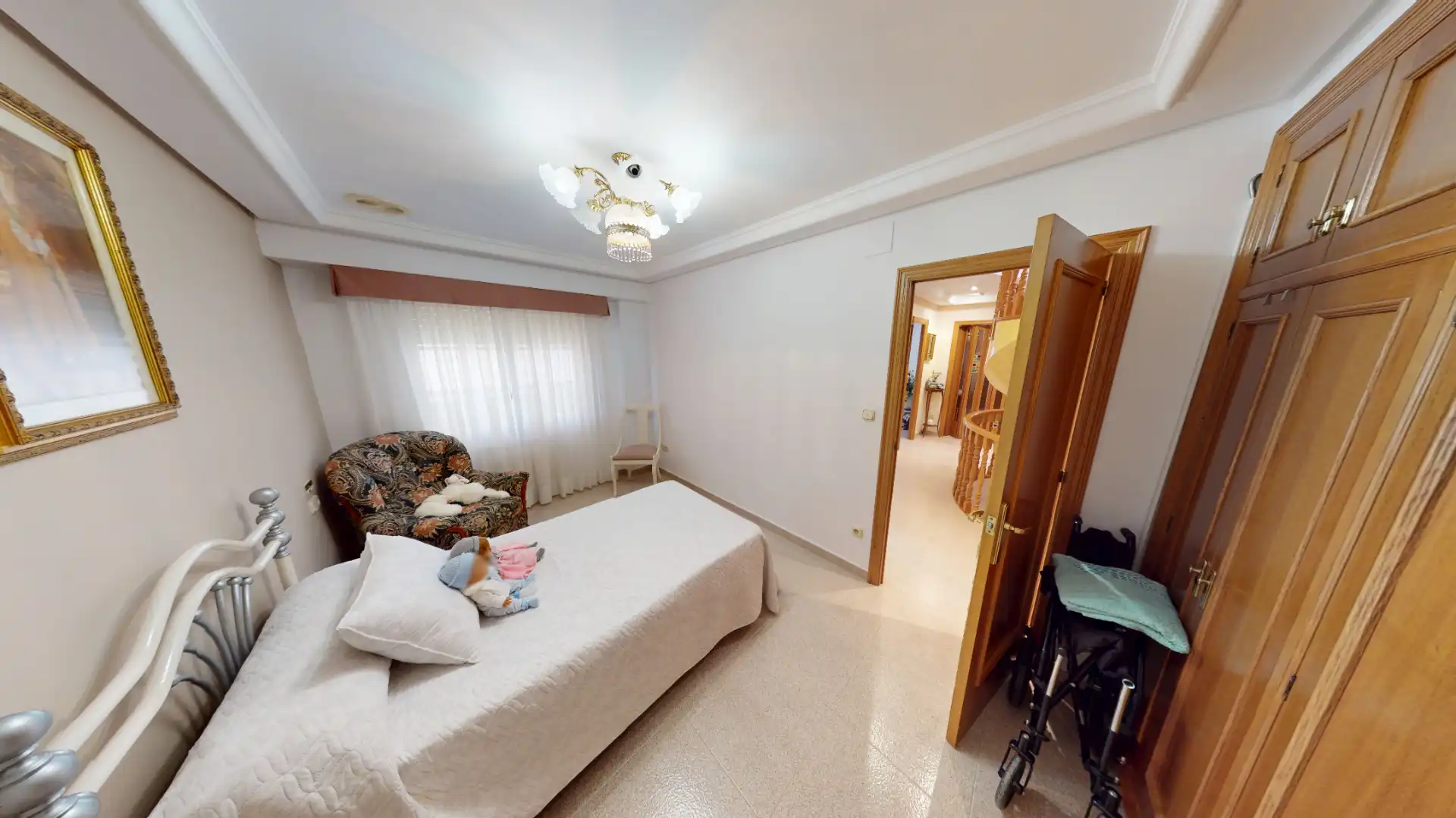 Dormitori de Casa o xalet en venda en Elche / Elx amb Aire condicionat, Calefacció i Jardí privat