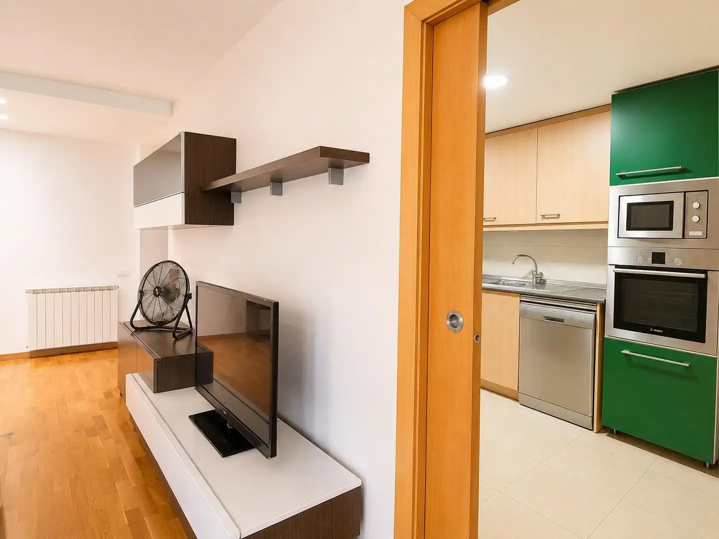 Living room of Flat for sale in Sentmenat  with Air Conditioner, Heating and Parquet flooring