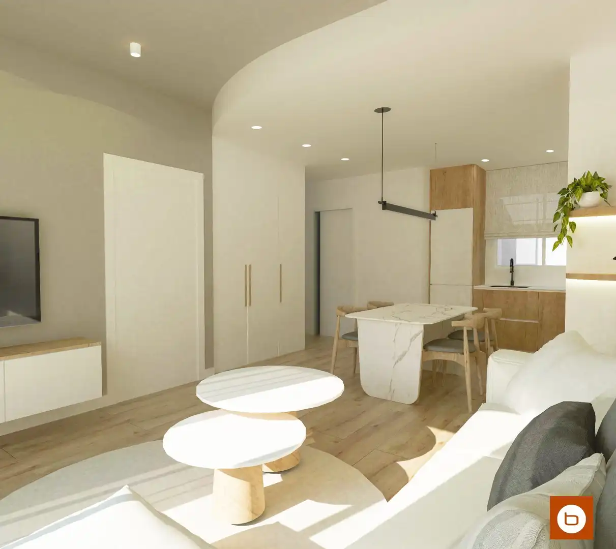 Kitchen of Flat for sale in Alhama de Murcia  with Air Conditioner, Heating and Private garden