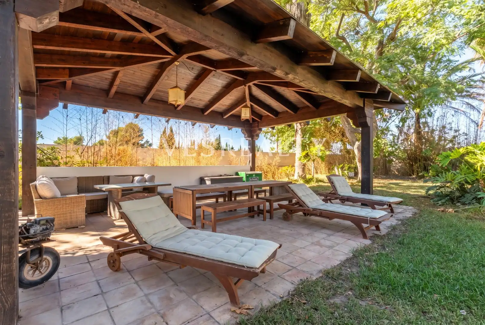 Terrassa de Casa o xalet en venda en Elche / Elx amb Aire condicionat, Calefacció i Jardí privat