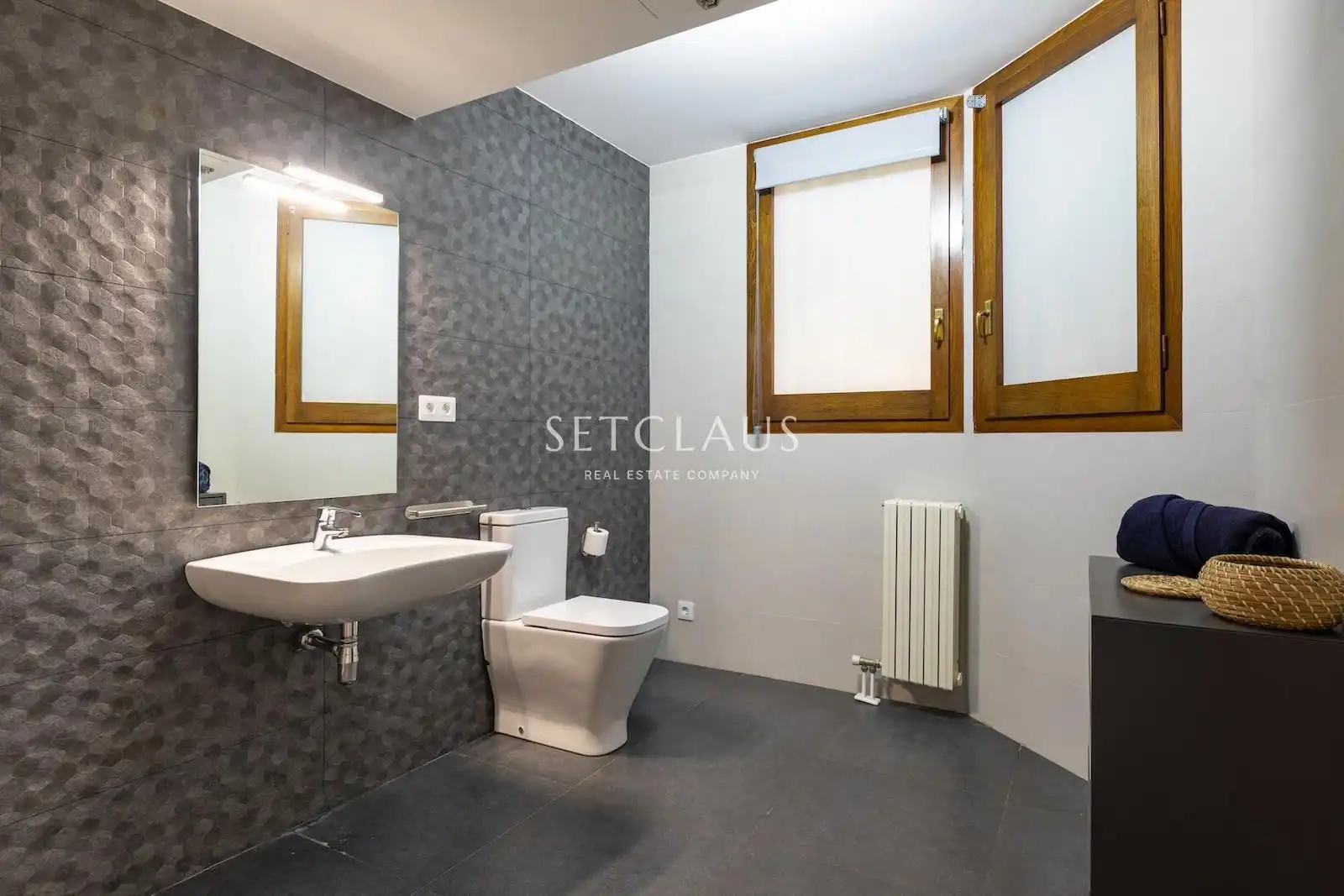 Baño de Casa o chalet en venta en Badalona con Aire acondicionado, Terraza y Trastero