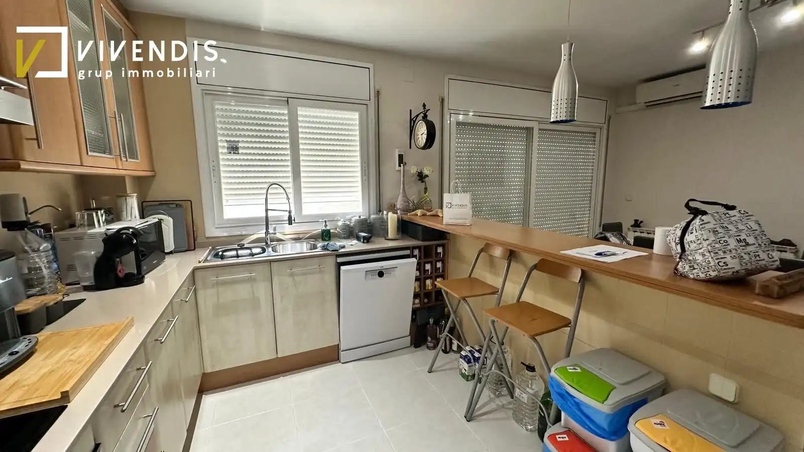 Kitchen of Detached homes for sale in Sidamon  with Air Conditioner, Heating and Terrace