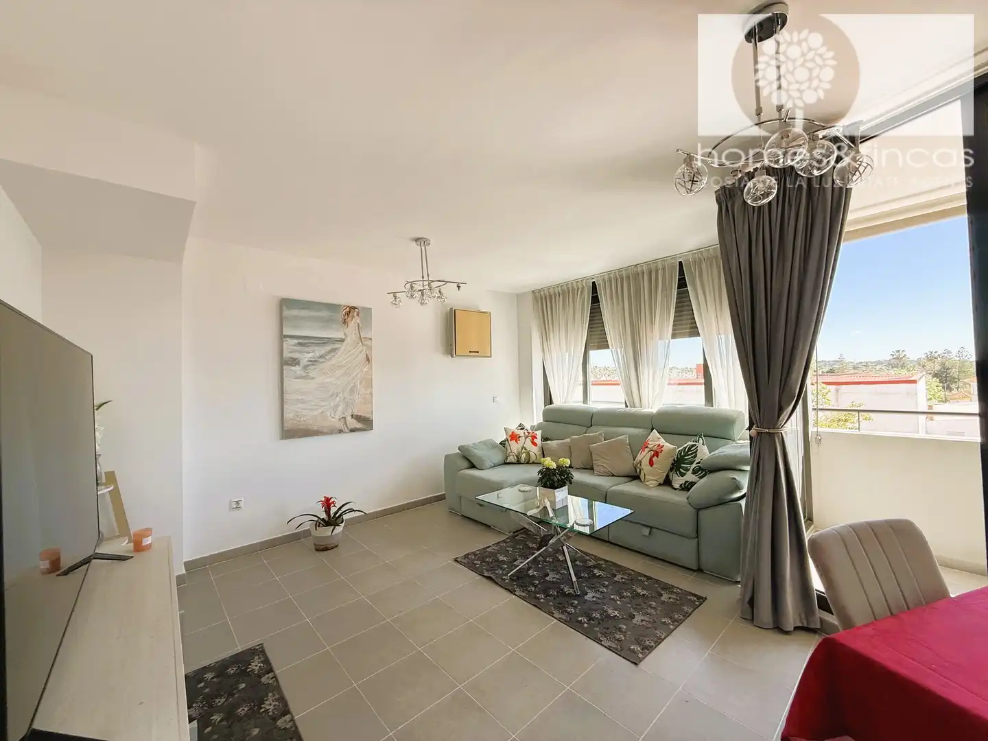 Living room of Duplexes for sale in Ayamonte  with Air Conditioner, Terrace and Furnished