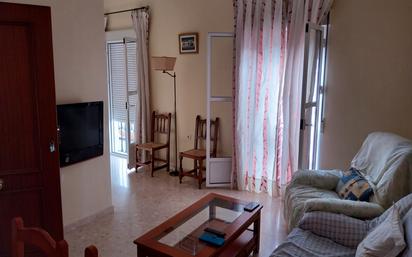 Living room of Flat for sale in Marchena  with Air Conditioner, Furnished and Balcony