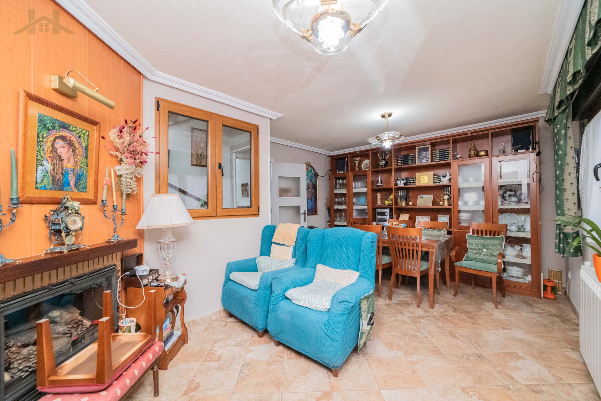 Sala d'estar de Casa adosada en venda en Moralzarzal amb Aire condicionat, Calefacció i Piscina comunitària