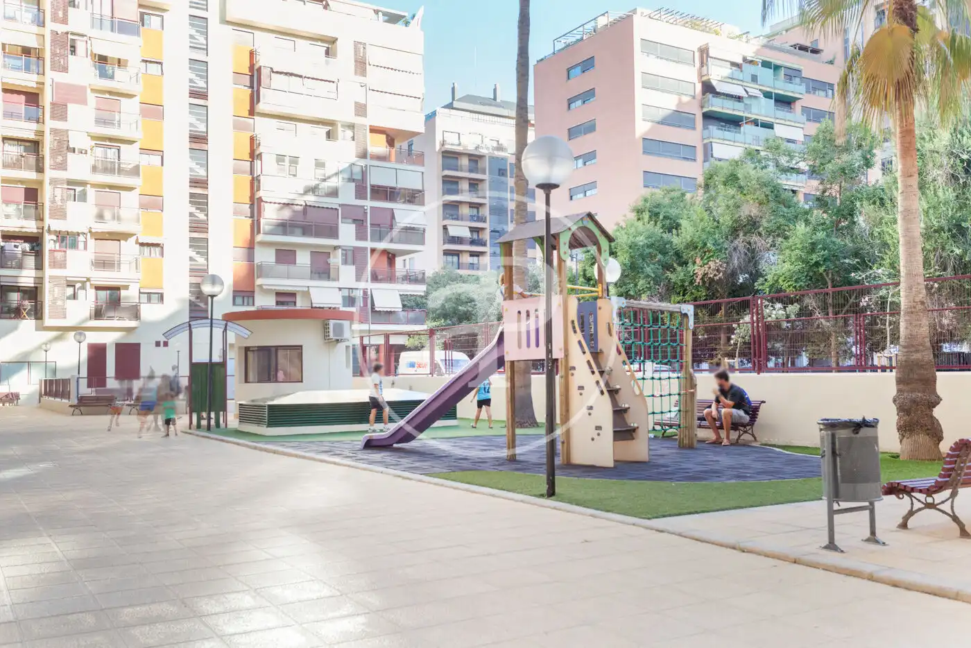 Vista exterior de Pis de lloguer en Valencia amb Aire condicionat, Calefacció i Jardí privat