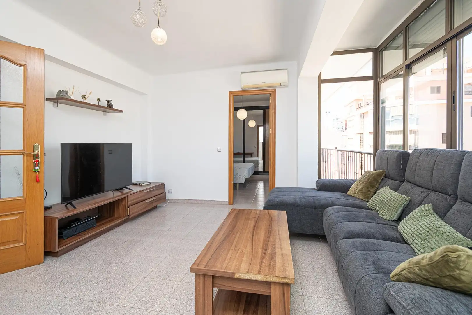 Sala d'estar de Pis en venda en  Palma de Mallorca amb Aire condicionat