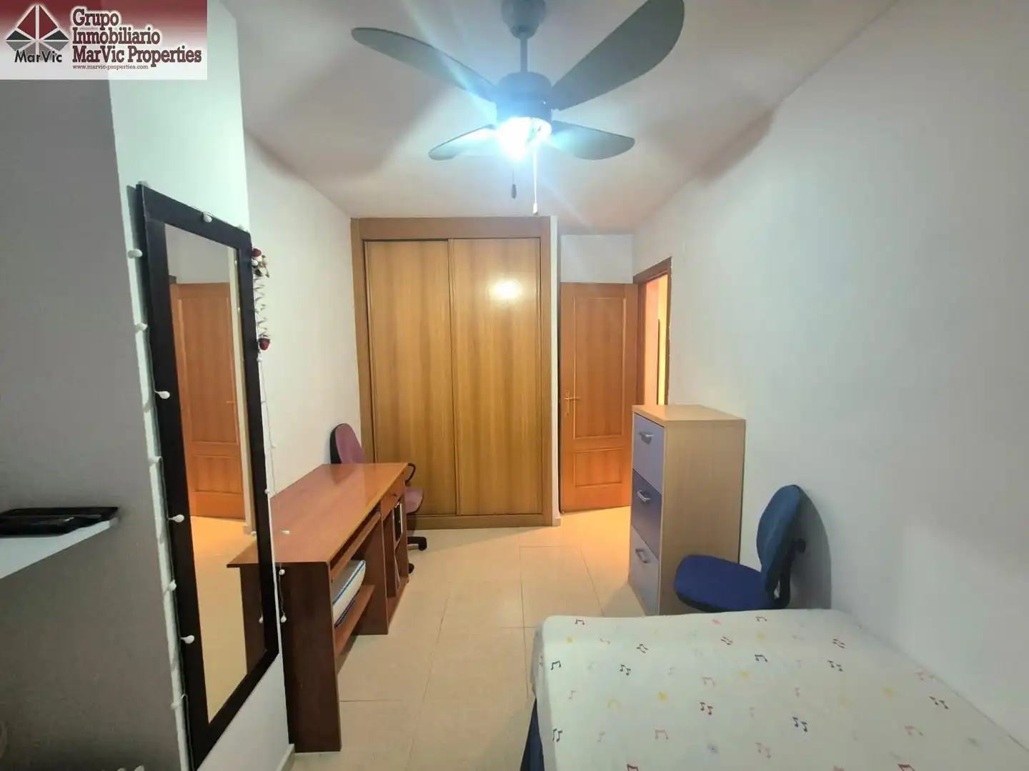 Schlafzimmer von Dachboden zum Verkauf in Villajoyosa / La Vila Joiosa mit Klimaanlage, Terrasse und Balkon