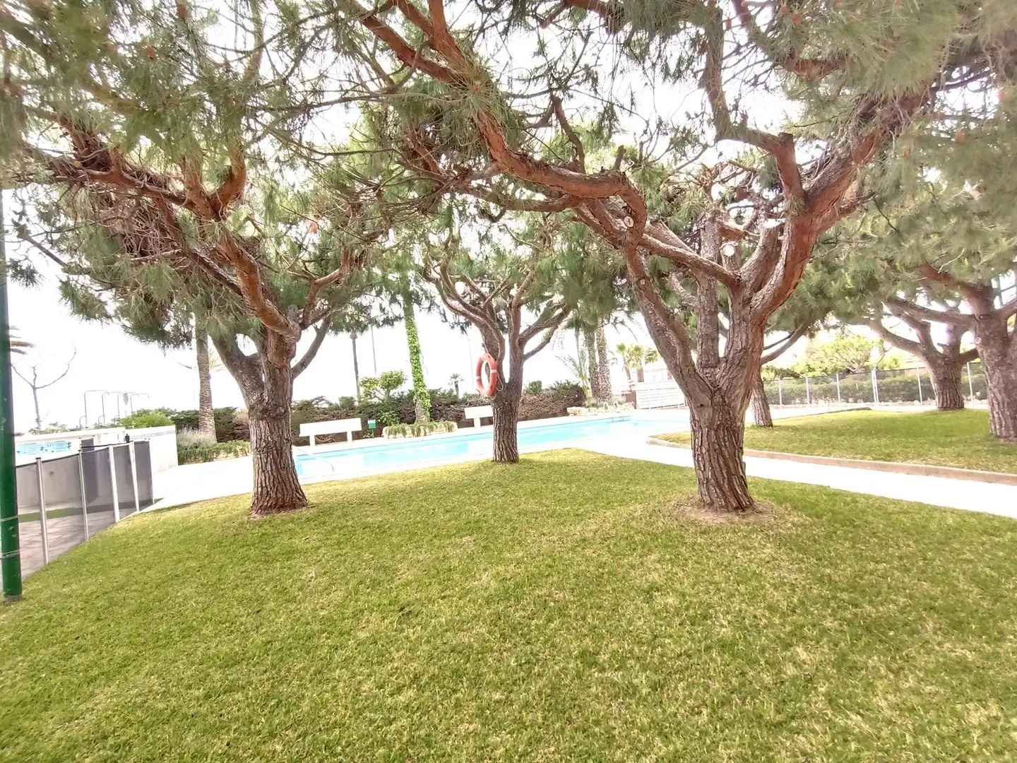 Swimming pool of Flat for sale in Cunit  with Air Conditioner, Heating and Private garden