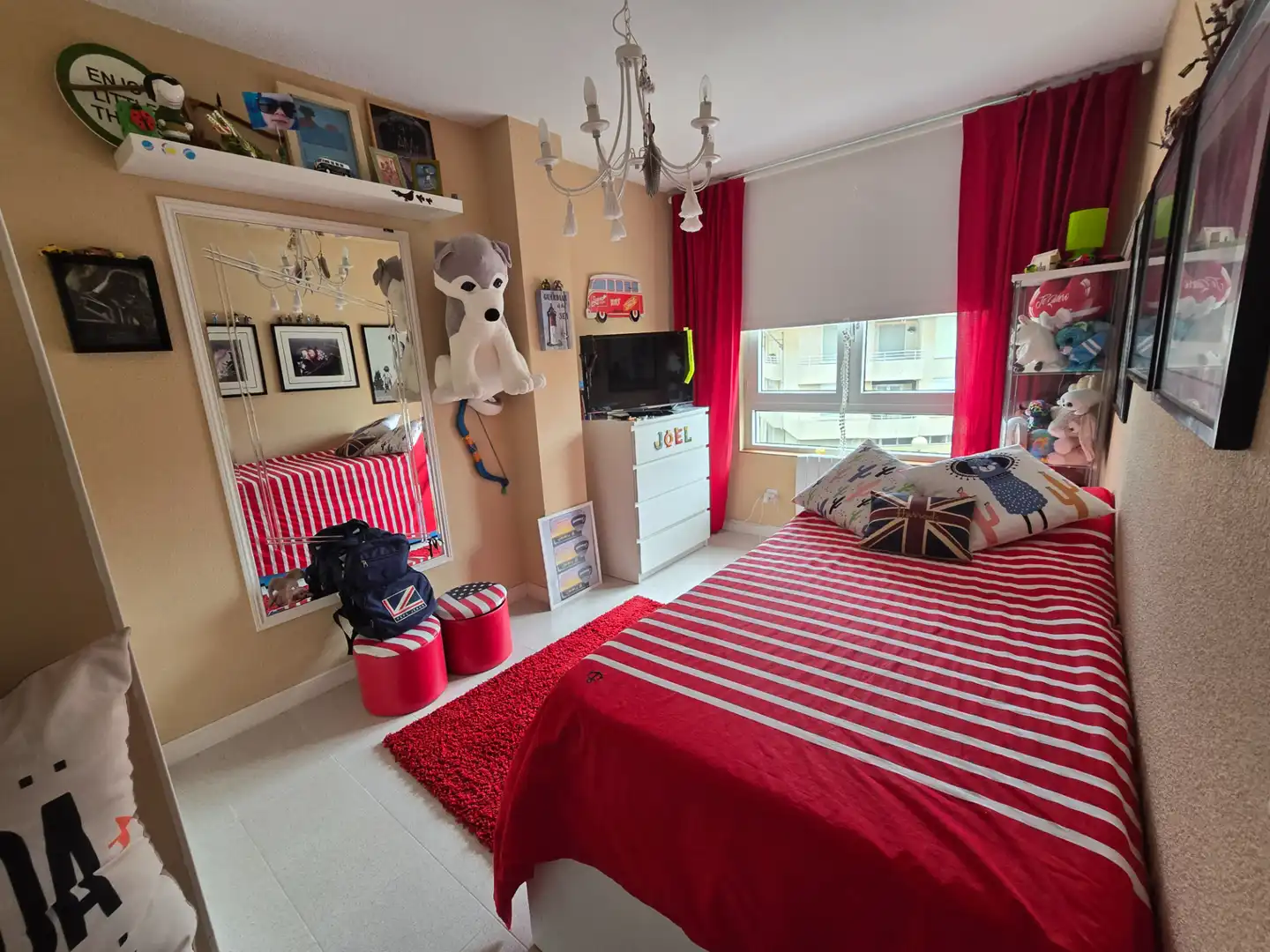 Schlafzimmer von Wohnung zum Verkauf in Bareyo mit Heizung, Terrasse und Möbliert