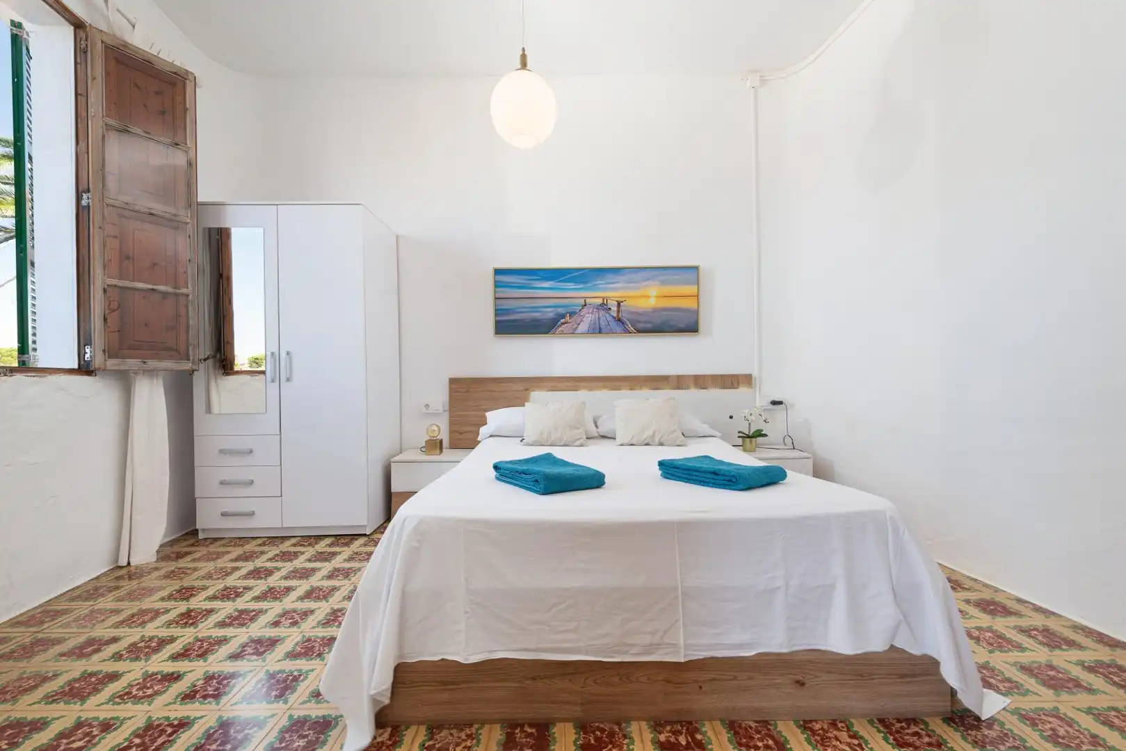 Dormitori de Casa o xalet de lloguer en Alcúdia amb Aire condicionat, Terrassa i Moblat