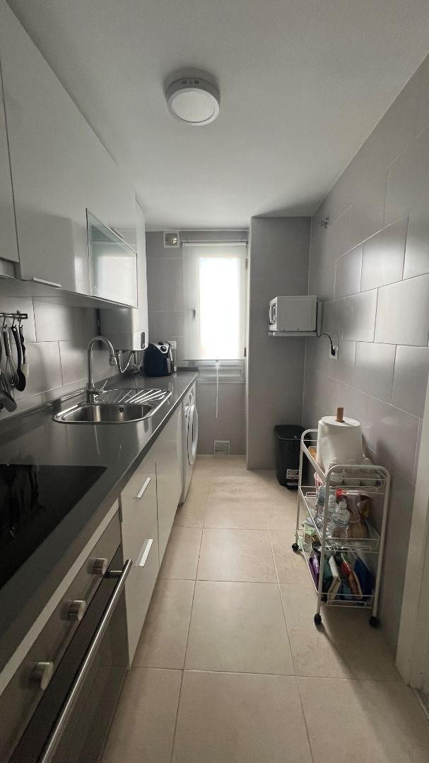 Kitchen of Flat for sale in Málaga Capital  with Air Conditioner and Furnished