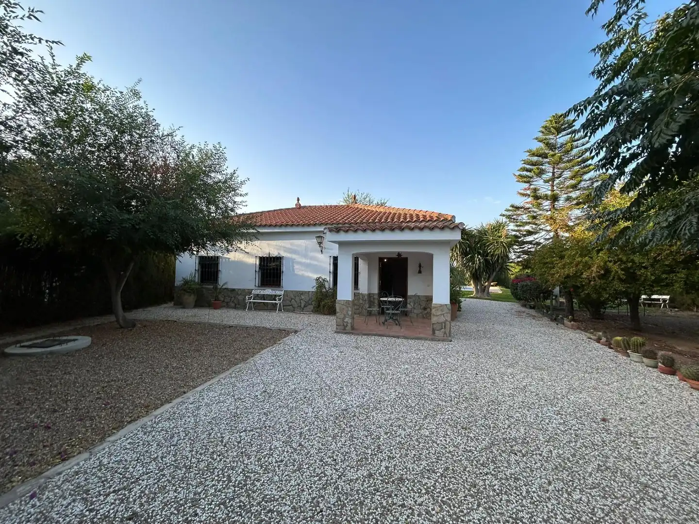 Vista exterior de Casa o chalet en venta en Carmona con Aire acondicionado, Terraza y Piscina