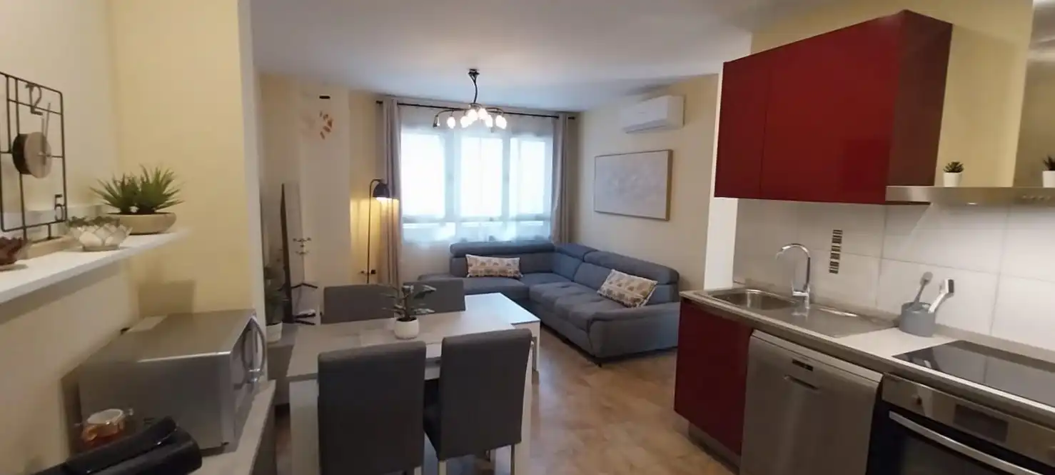 Sala de estar de Piso de alquiler en Las Palmas de Gran Canaria con Aire acondicionado, Calefacción y Amueblado