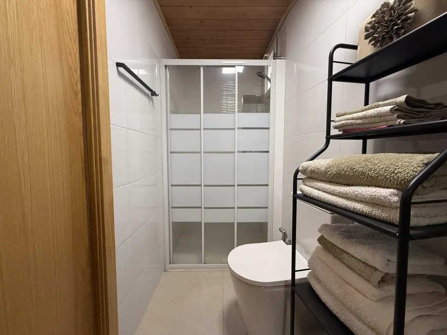 Baño de Casa o chalet en venta en Sober con Jardín privado, Piscina y Amueblado