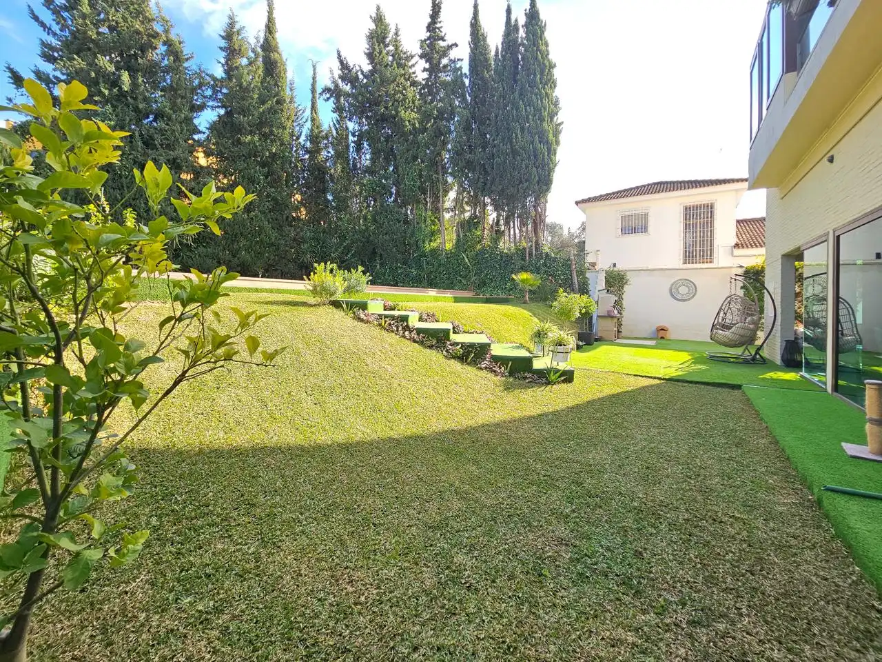 Jardín de Casa o chalet en venta en Montequinto con Aire acondicionado, Jardín privado y Terraza
