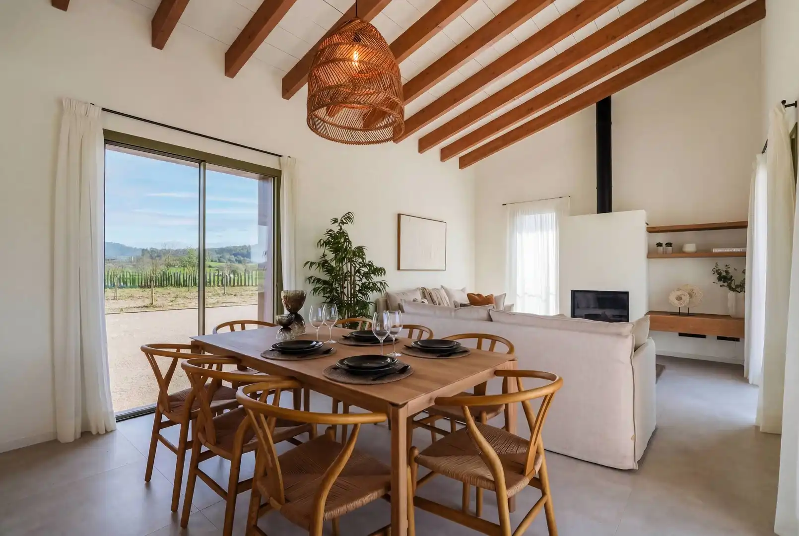 Menjador de Finca rústica en venda en Sineu amb Aire condicionat, Calefacció i Terrassa