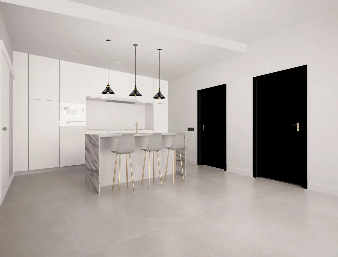Cocina de Planta baja en venta en Vilanova i la Geltrú con Aire acondicionado, Calefacción y Horno