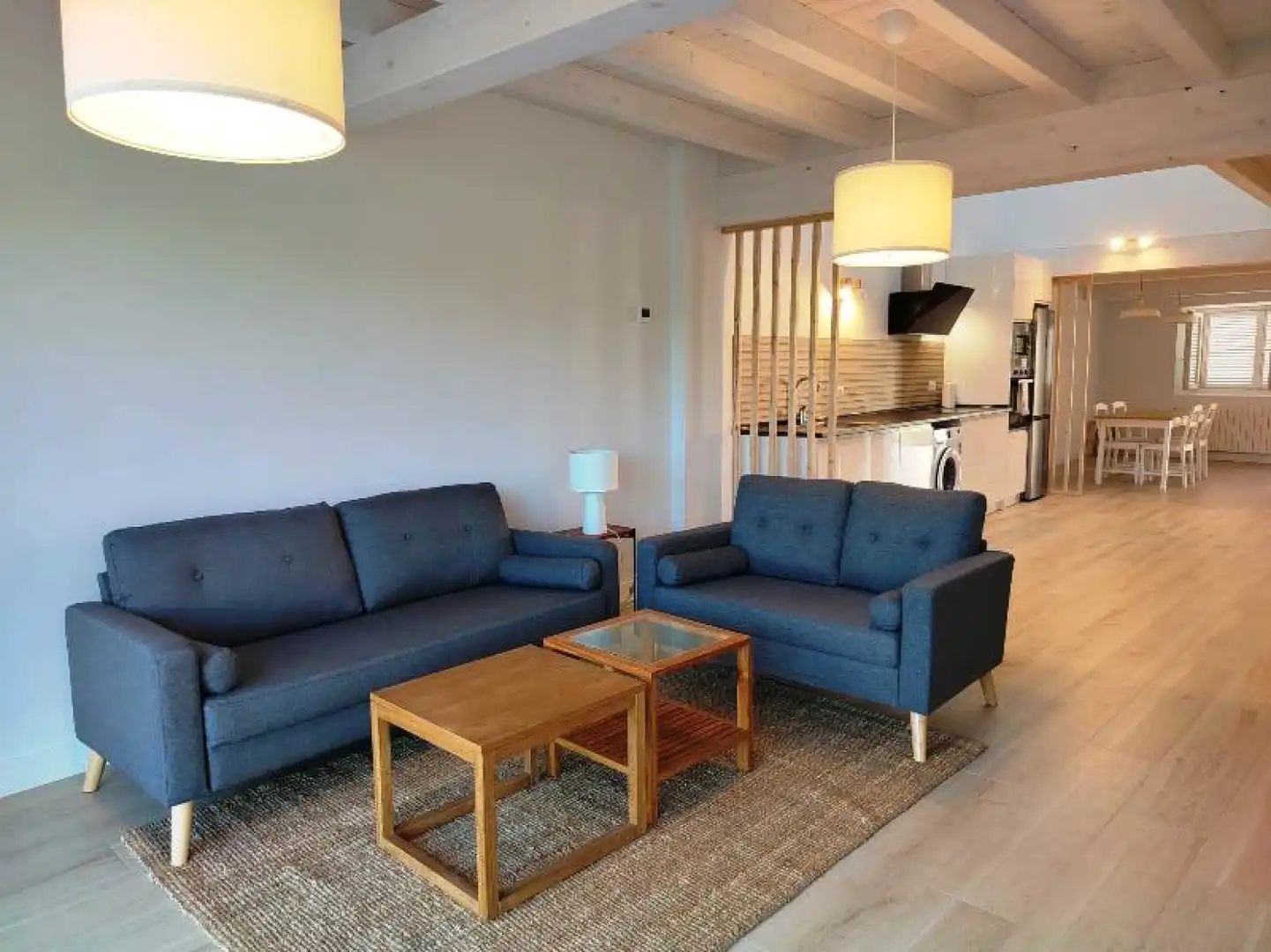 Living room of Detached homes for rent in Udías  with Heating, Parquet flooring and Furnished