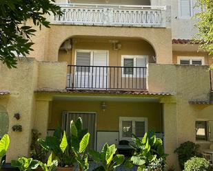 Exterior view of Single-family semi-detached to rent in La Pobla de Farnals  with Air Conditioner, Terrace and Balcony