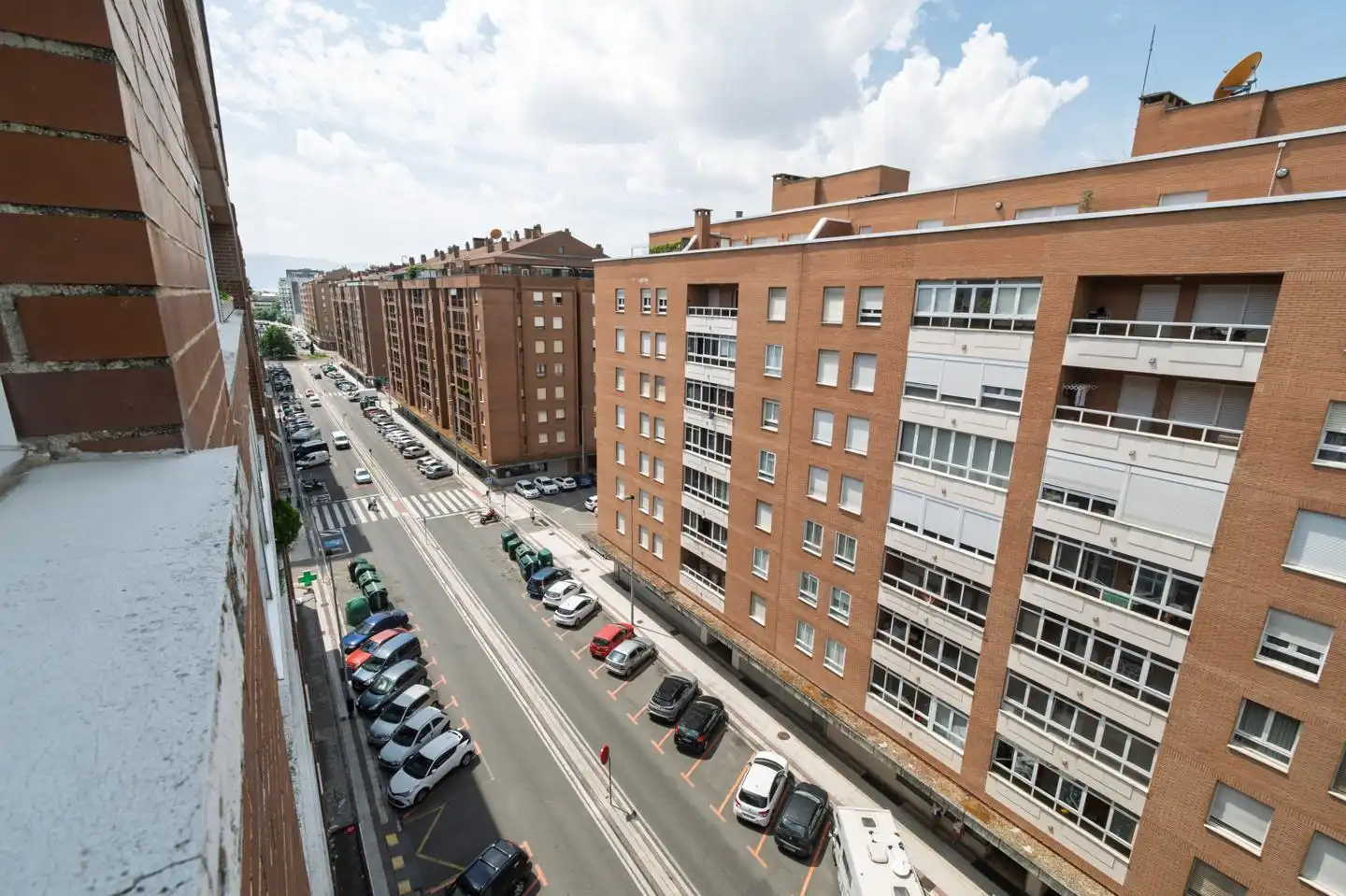 Vista exterior de Pis en venda en  Pamplona / Iruña amb Calefacció i Moblat