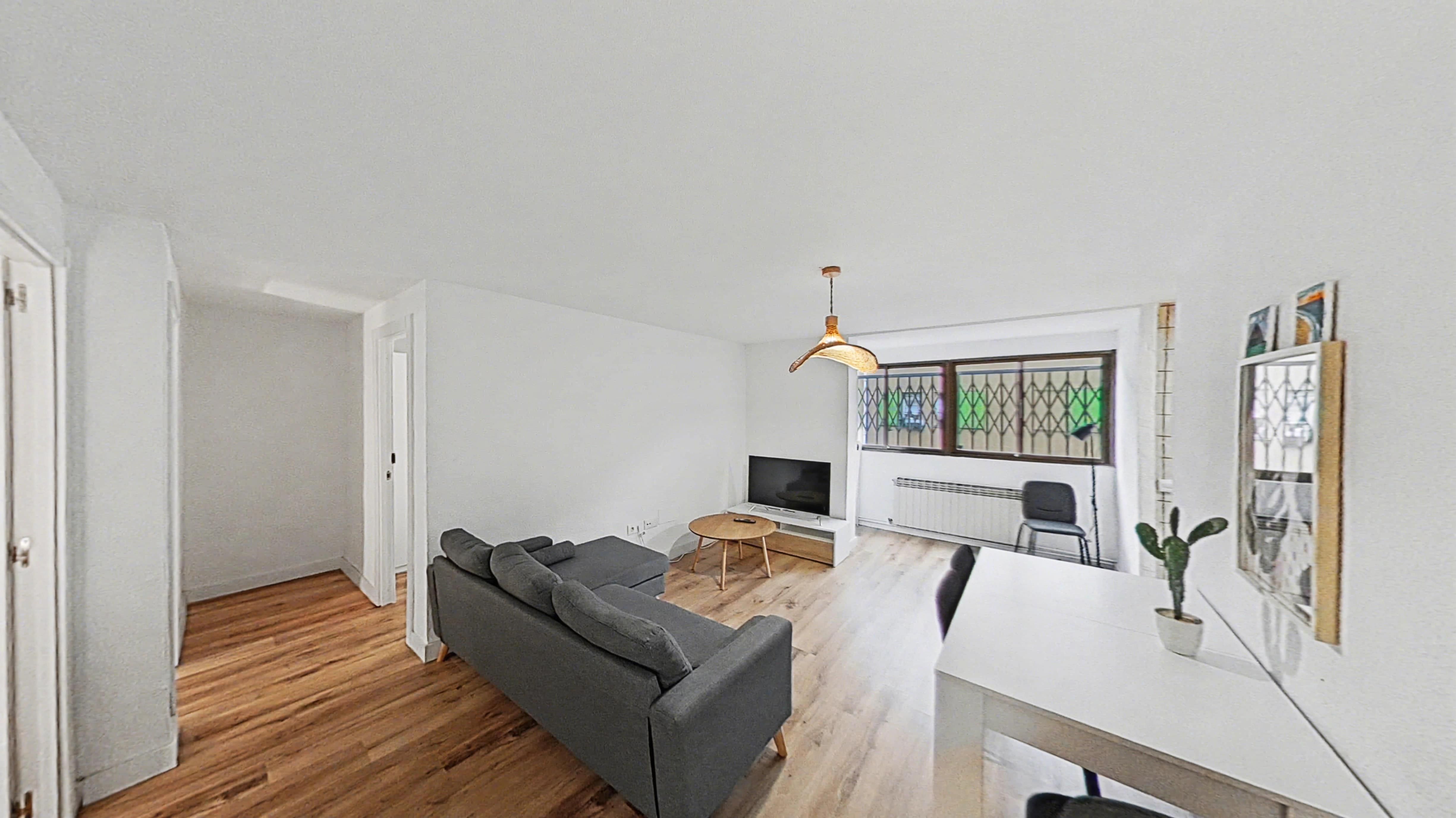 Living room of Flat to rent in  Madrid Capital  with Heating, Furnished and Oven