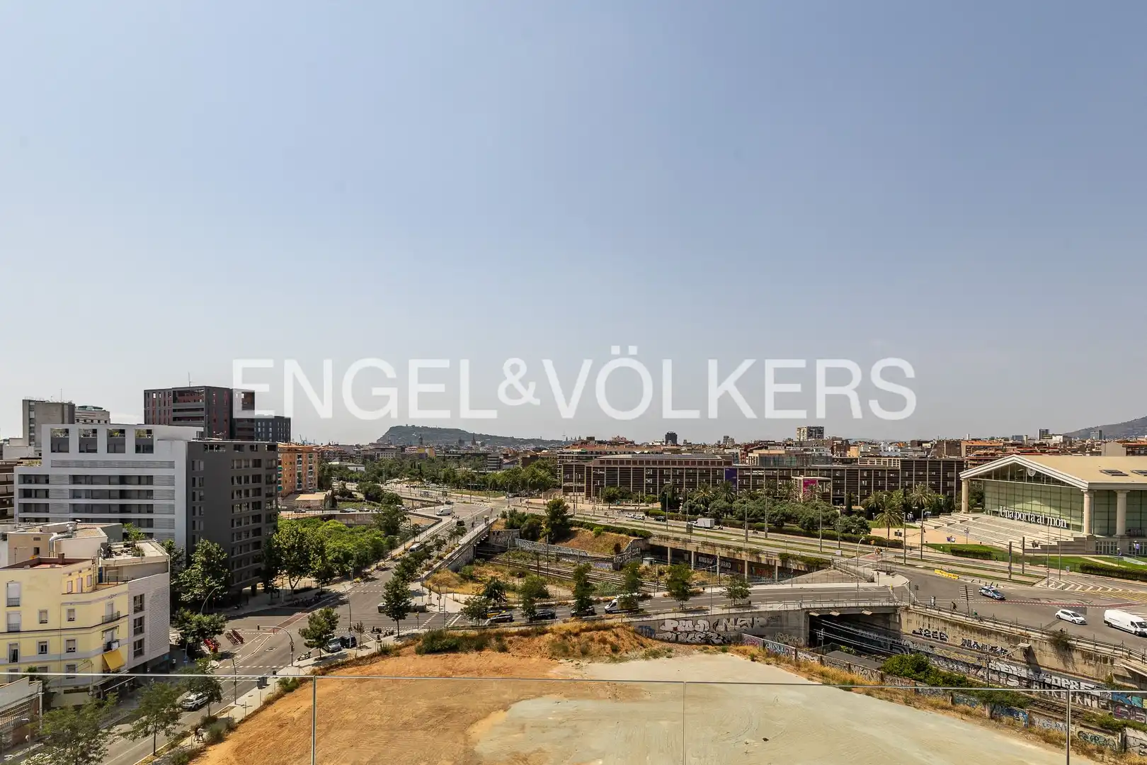 Terraza de Piso de alquiler en Barcelona con Aire acondicionado, Calefacción y Parquet