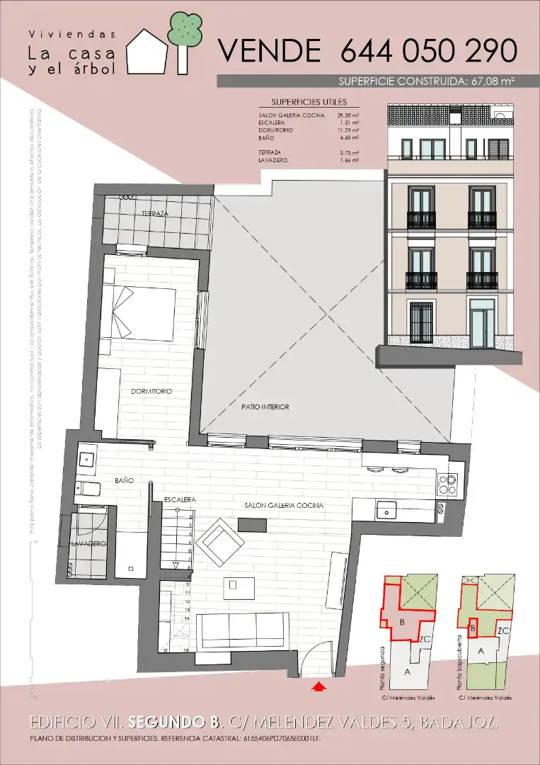 Attic for sale in Badajoz  with Terrace