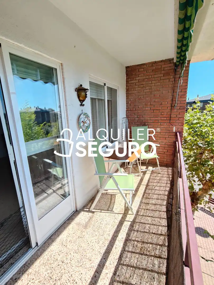 Balcony of Flat for rent in Soto del Real  with Heating, Terrace and Furnished