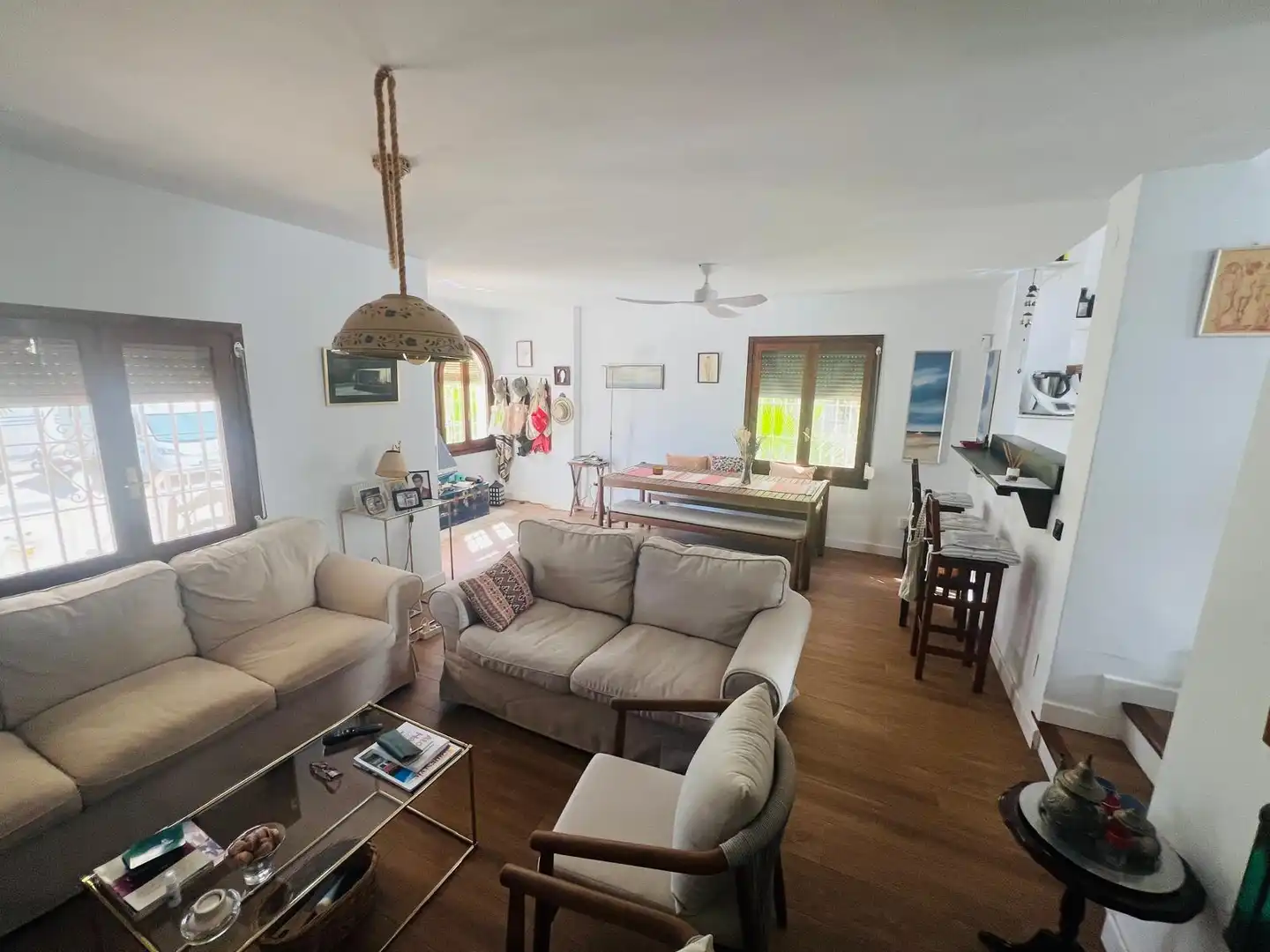 Living room of Detached homes for sale in Torremolinos  with Air Conditioner and Private garden