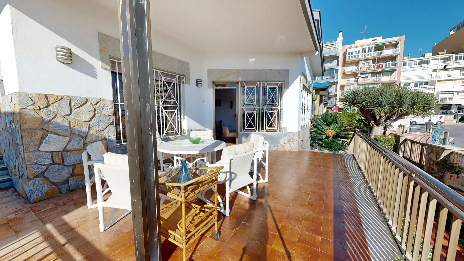 Terrace of Houses for rent in Torrevieja  with Air Conditioner, Private garden and Terrace
