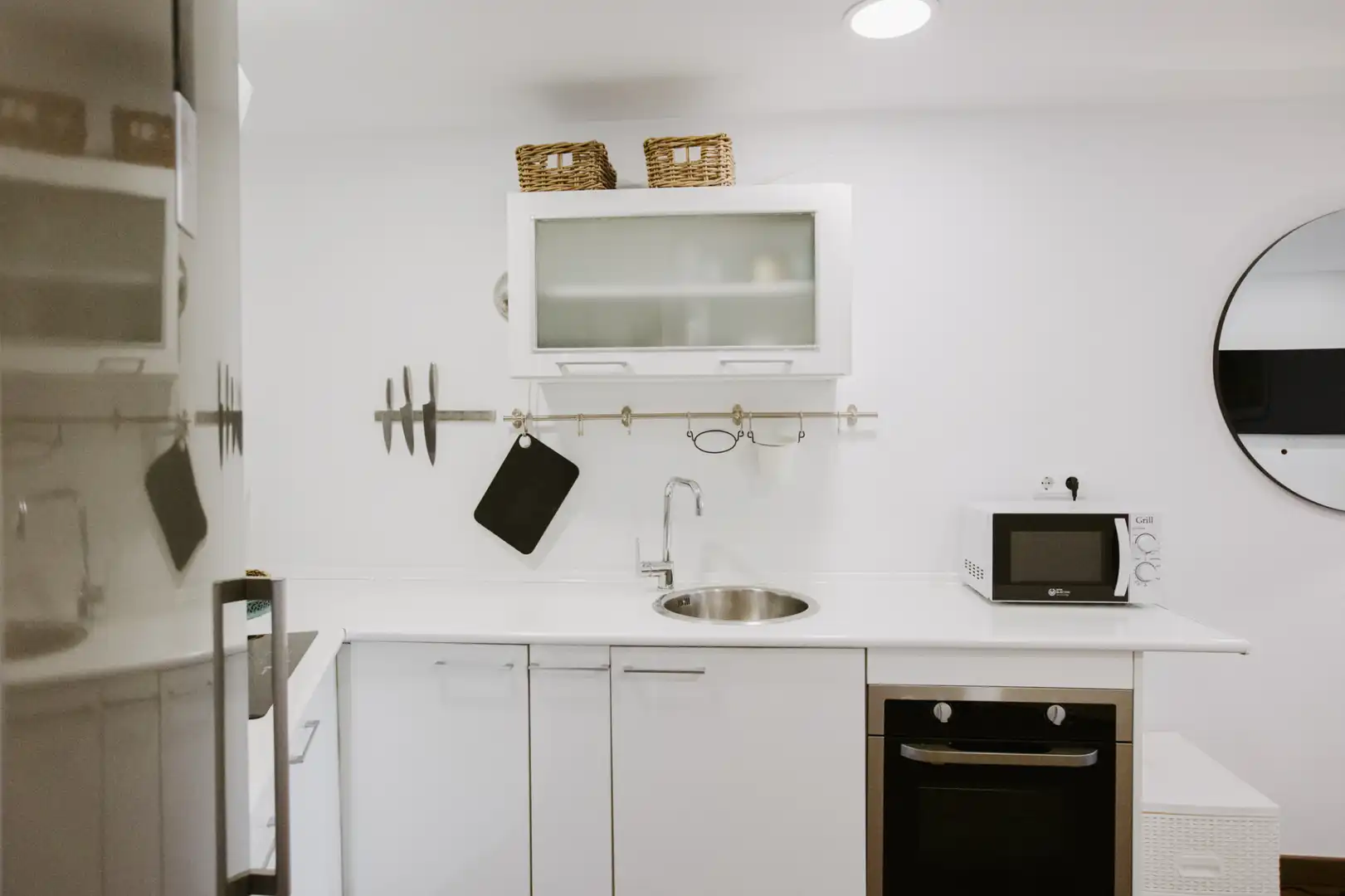 Kitchen of Apartments for rent in Calpe / Calp  with Air Conditioner, Heating and Parquet flooring