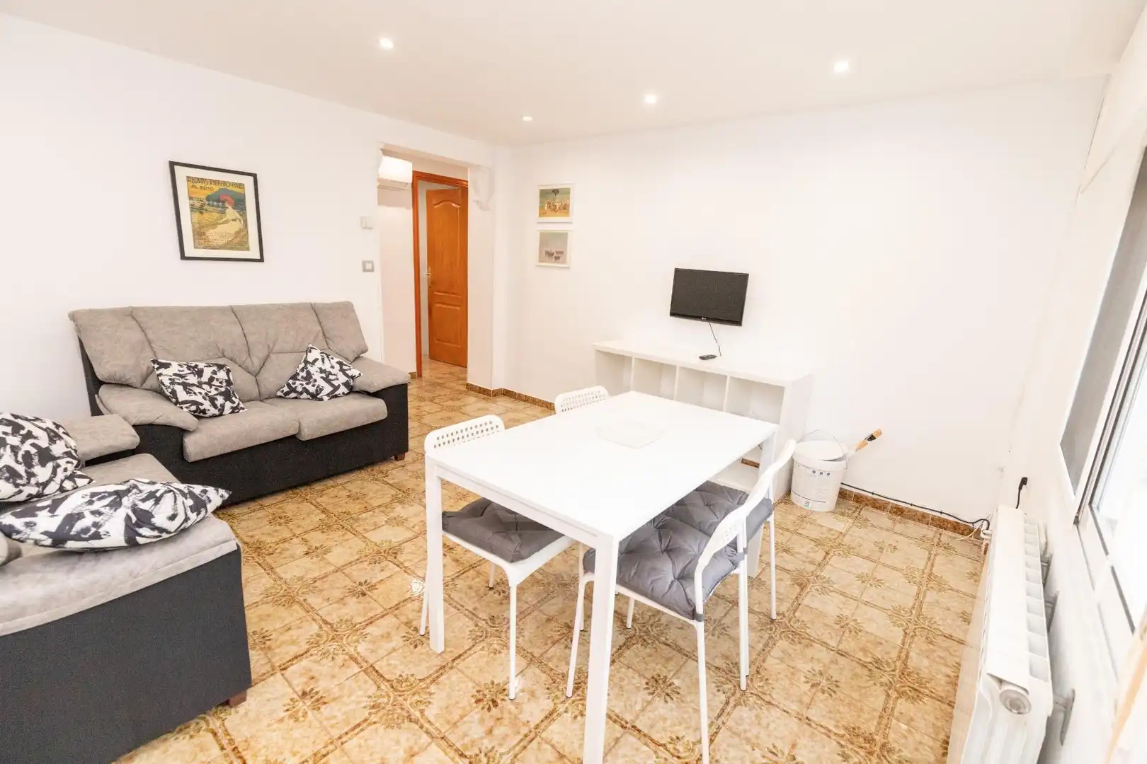 Sala de estar de Piso de alquiler en Tarragona con Aire acondicionado, Calefacción y Terraza