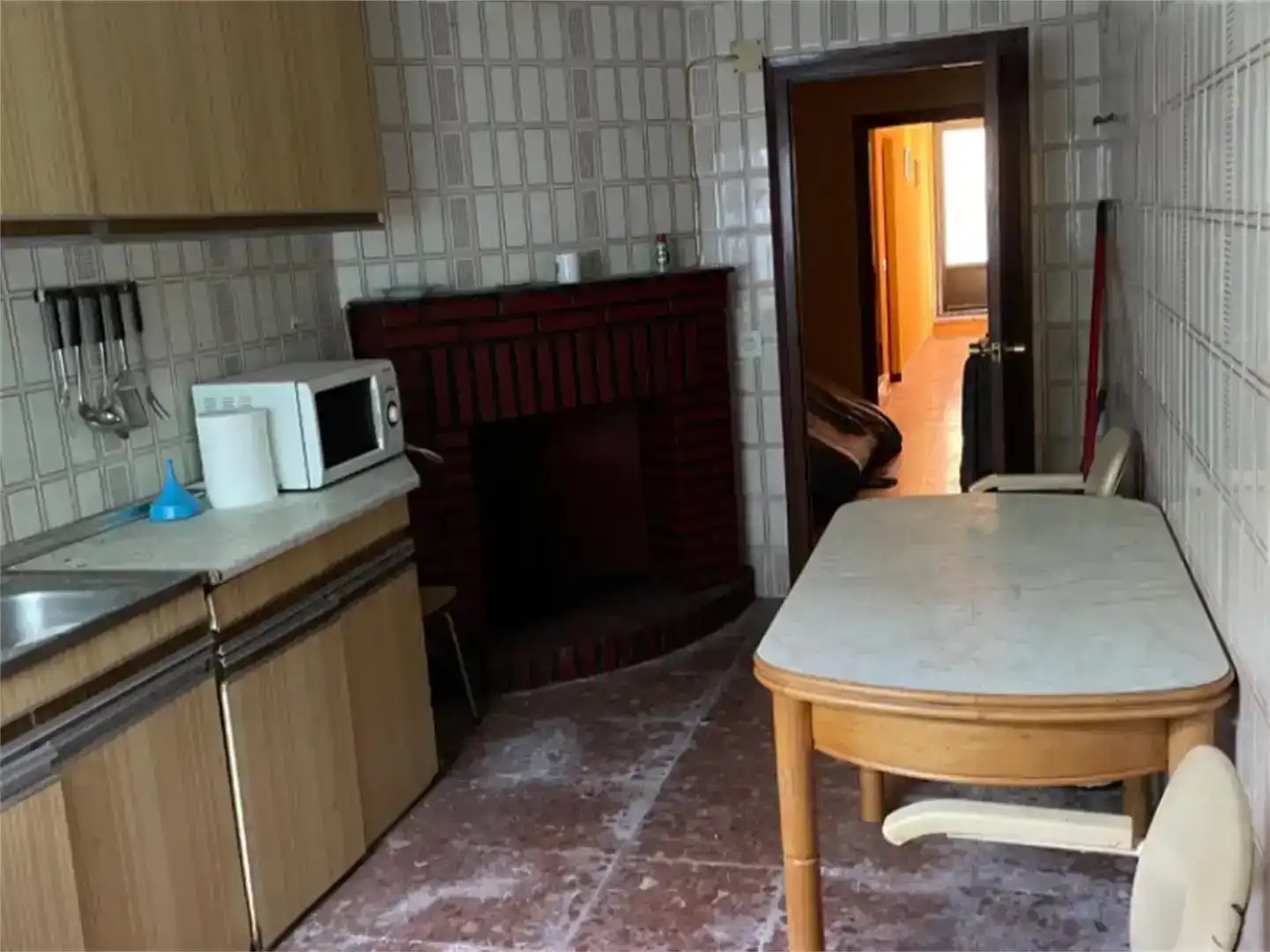 Küche von Wohnung zum Verkauf in Paniza mit Abstellraum, Möbliert und Ofen