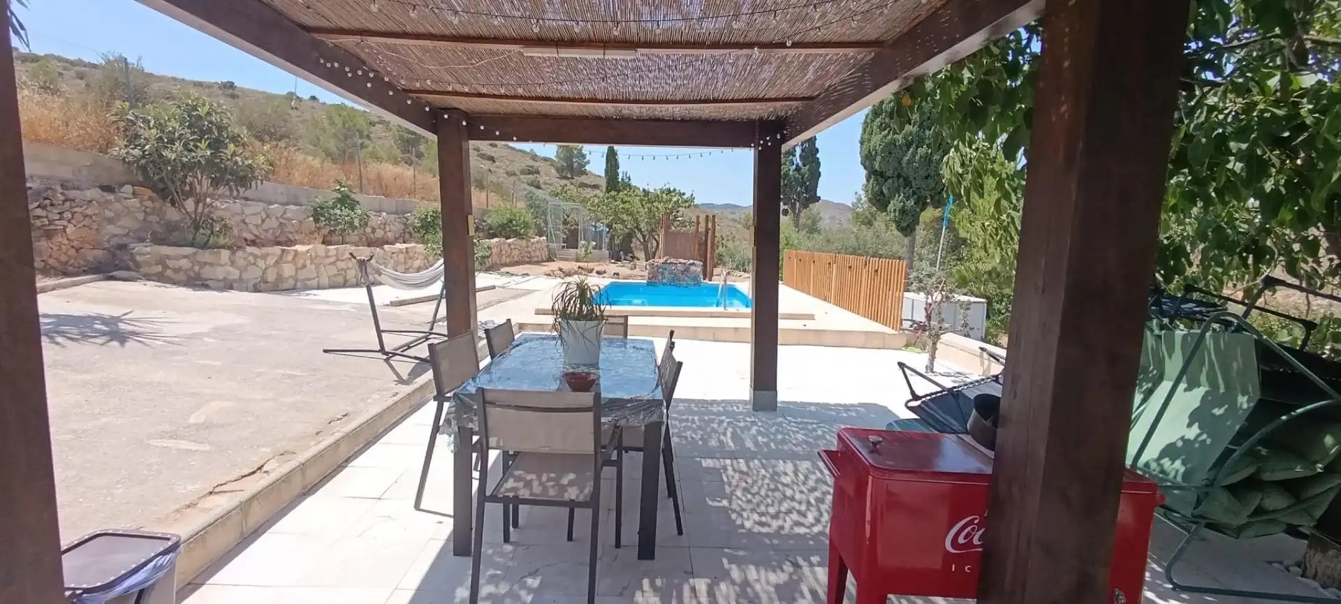 Terraza de Casa o chalet en venta en Algueña con Jardín privado, Terraza y Trastero