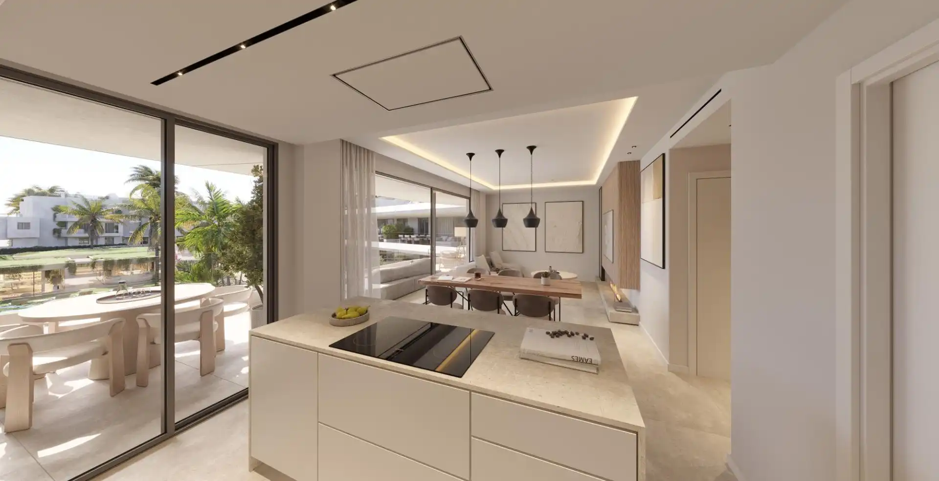 Cocina de Planta baja en venta en Estepona con Aire acondicionado, Jardín privado y Terraza