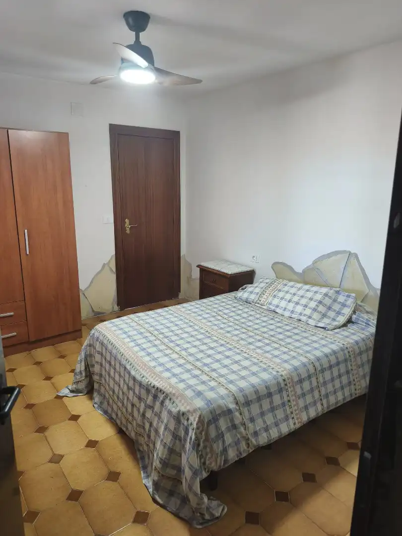 Bedroom of Houses for rent in Castellón de la Plana / Castelló de la Plana  with Air Conditioner, Private garden and Terrace