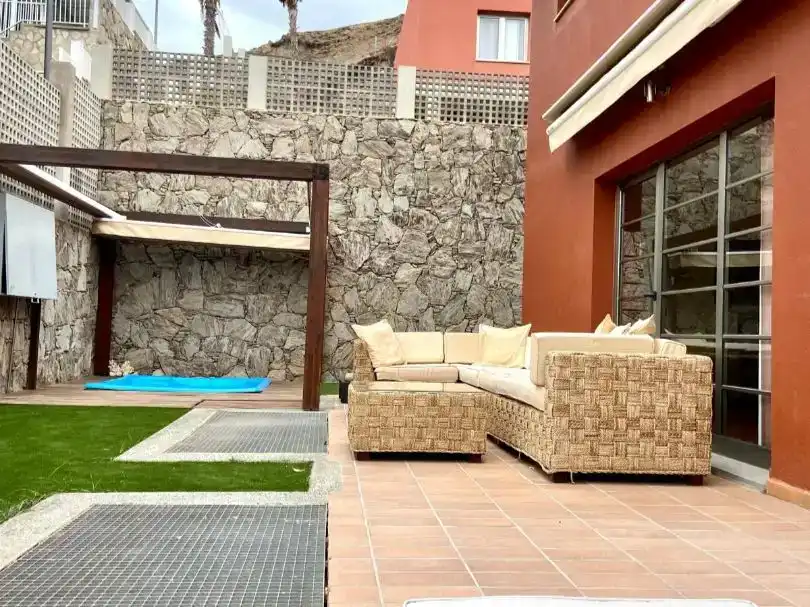 Terrassa de Casa o xalet en venda en Mogán amb Aire condicionat i Balcó