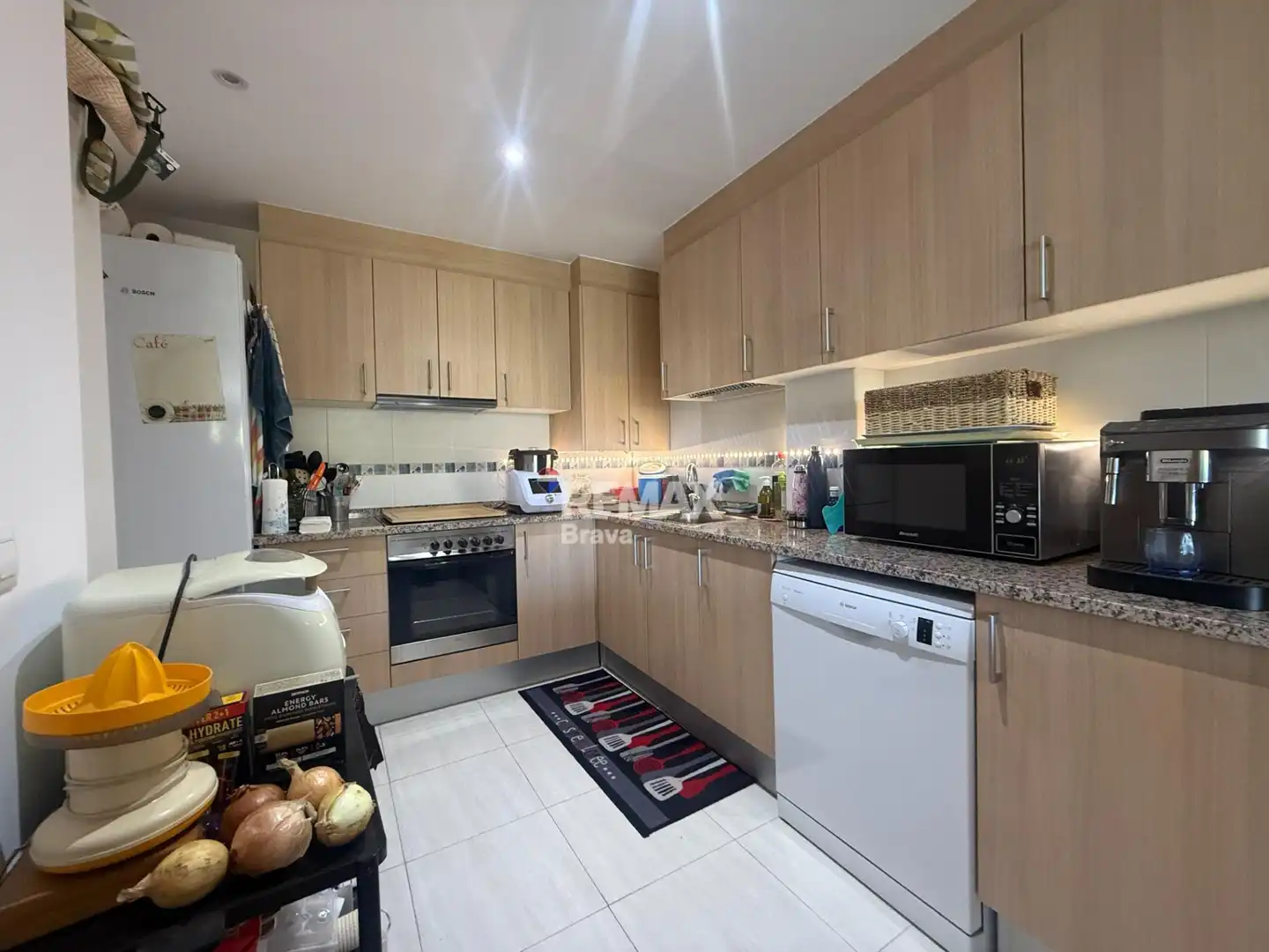 Kitchen of Attic for sale in Roses  with Air Conditioner, Terrace and Furnished
