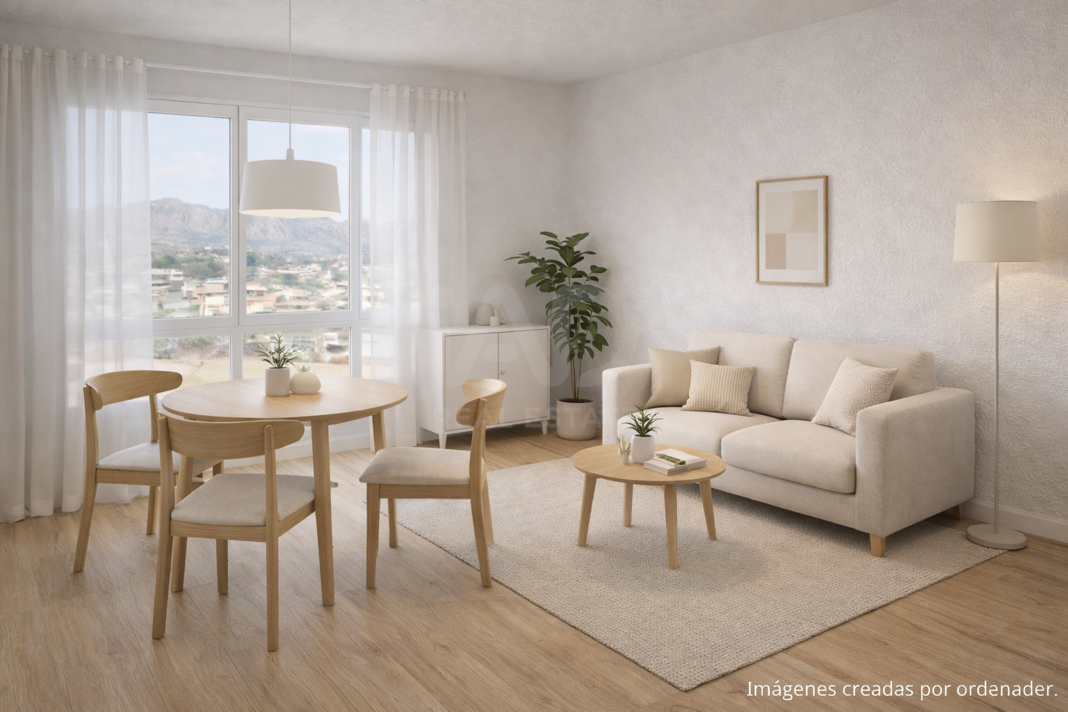 Sala de estar de Ático en venta en Elda