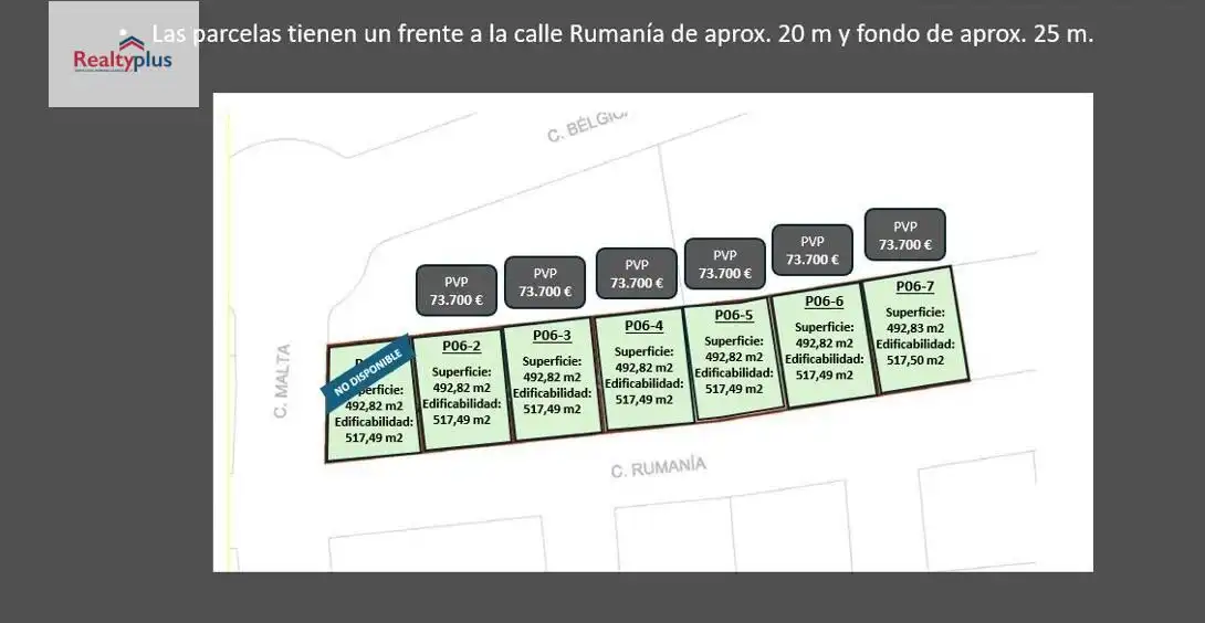 Terreni e lotti in vendita a Calle  Rumanía, imagen 3