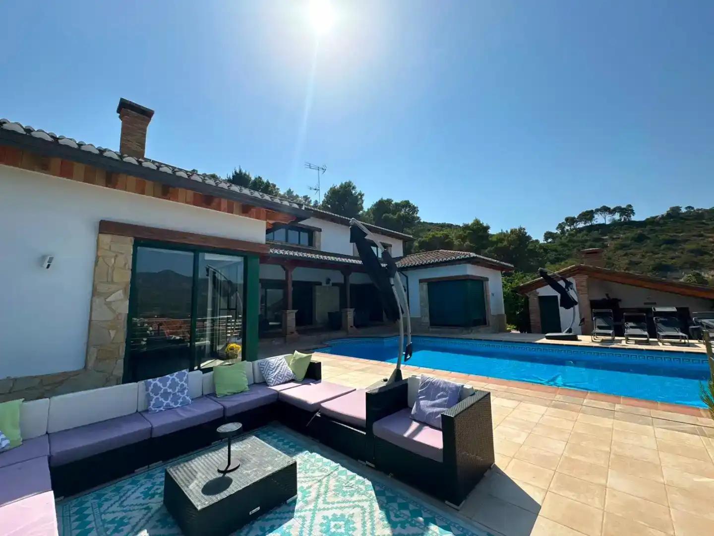 Terraza de Casa o chalet en venta en Carcaixent con Aire acondicionado, Jardín privado y Piscina